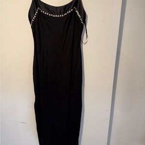 Cache Black Spaghetti Strap Sheath Dress Cocktail